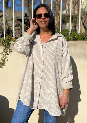 Chemise rayée Isabella