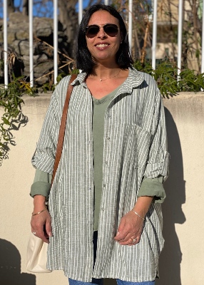 Chemise raye Isabella