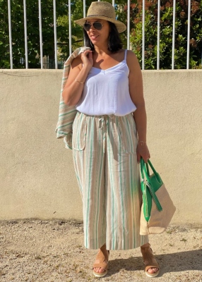 Pantalon Rayé Miri