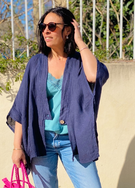 Veste en lin Arlo defile