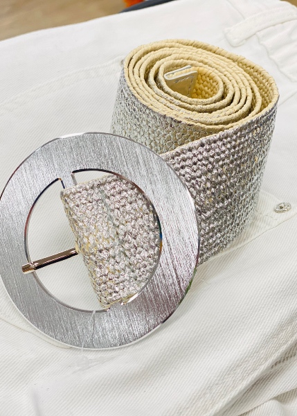 Ceinture extensible boucle métal 