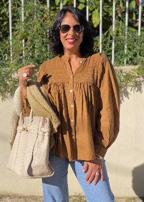 Chemise romantique Claudie 