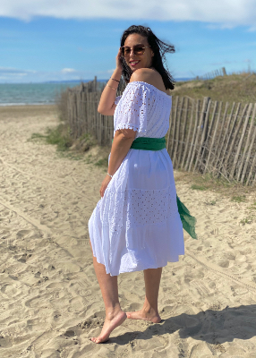 Robe Charlotte  broderie anglaise 