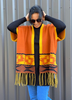 Cape poncho Severine