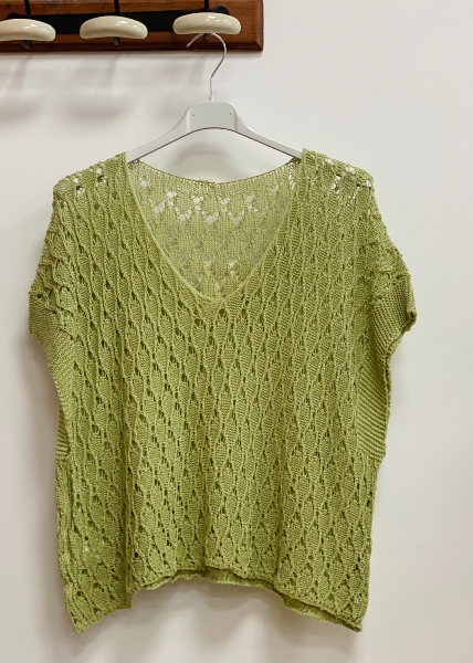 Debardeur crochet ajouré Lio