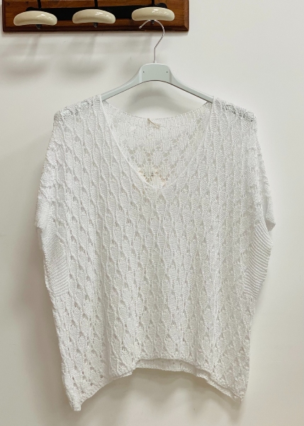 Debardeur crochet ajouré Lio