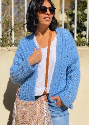 Gilet maille ajouré Tim