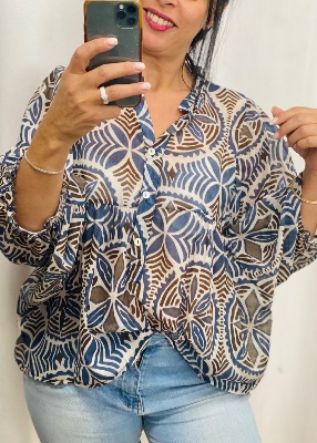 Blouse imprime Kalycia 