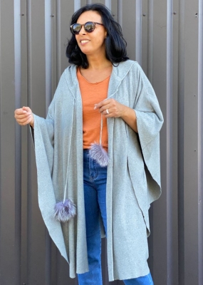 Cape poncho Pascale 