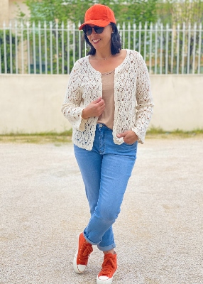 Gilet façon crochet Melie