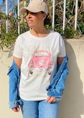 Tee-Shirt floqu