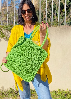 Sac façon patchwork AJOURE