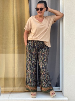 Pantalon Jungle soyeux