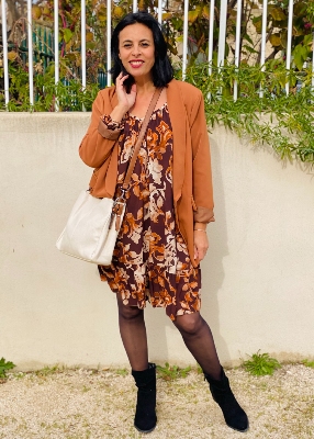 Robe fluide Jungle