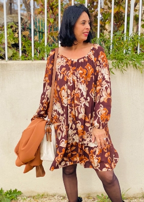 Robe fluide Jungle