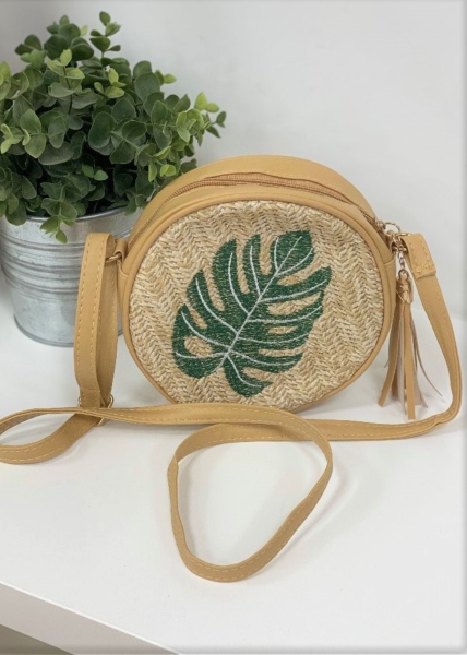 pochette à bandoulière rond  