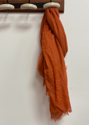 Foulard uni en viscose modle brise 