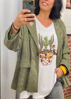 Blazer velours Antonio 