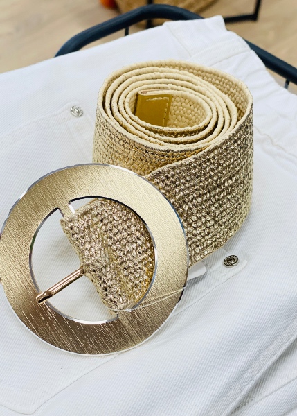 Ceinture extensible boucle métal 