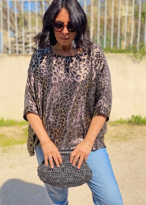 Top Vanina oversize fête 