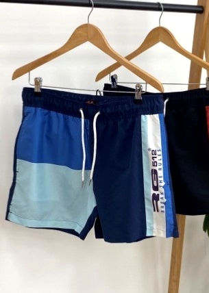Short de bain Homme bleu