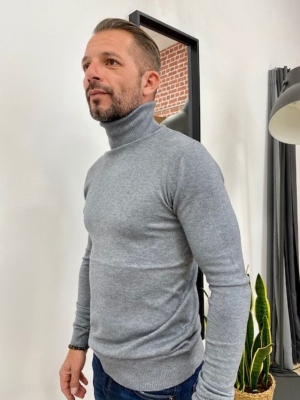 Pull col roulé Homme