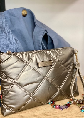 Pochette matelassée