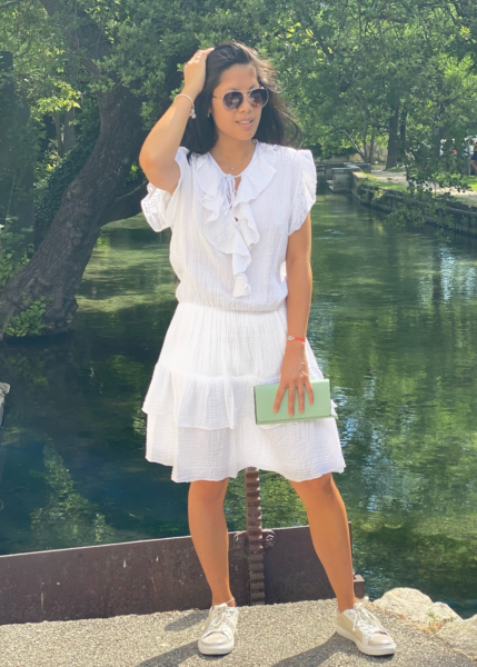 Robe Paulina gaze de coton 
