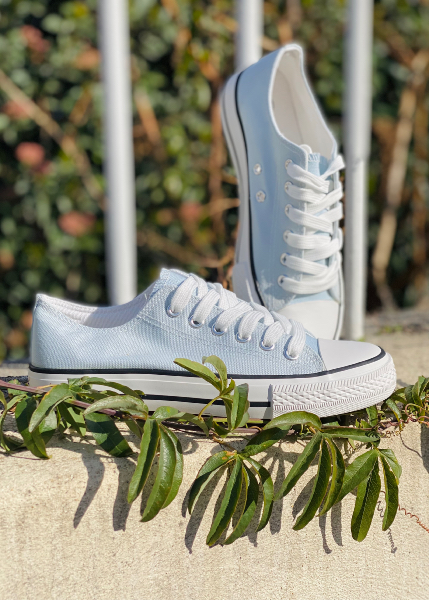 Baskets en toile Zina bleu