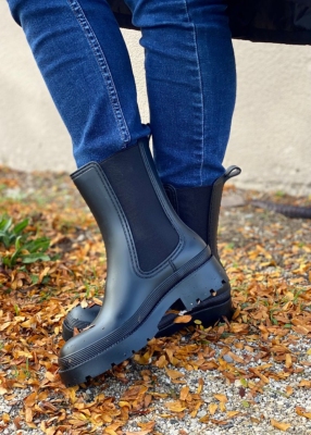 Bottines pluie / noir