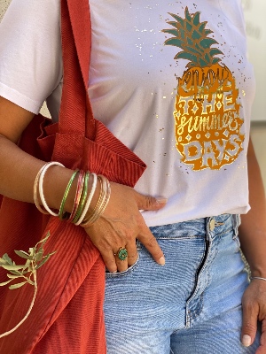 Tee-Shirt Tutti Frutti Ananas