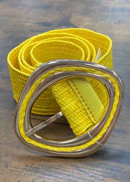 Ceinture unie à boucle 