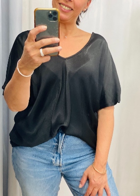 Top Silky col V 