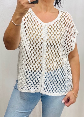 Gilet ajouré Carine 