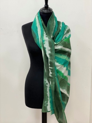 Foulard  imprimé Tie and Dye 