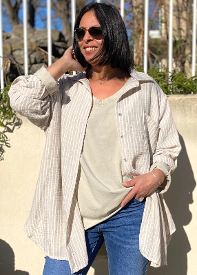 Chemise rayée Isabella