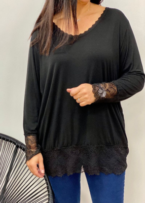 Elvie, Sous pull dentelle 