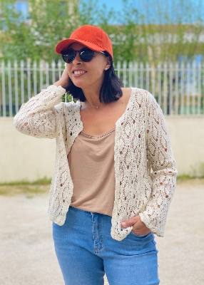 Gilet façon crochet Melie