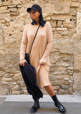 Robe longue maille fine Emy 