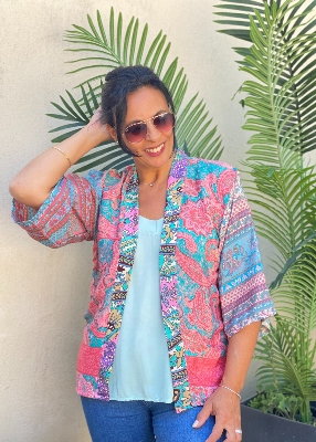 Kimono soie Alba 