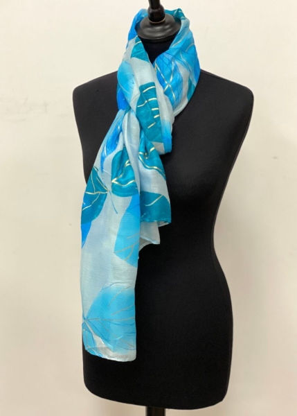 Foulard  imprimé feuilles