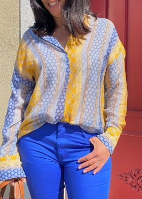 Pantalon Dali bleu