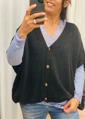 Pull gliet sans manche Iris 