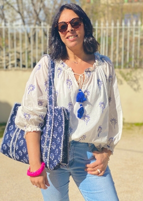 Blouse bohéme Palme 
